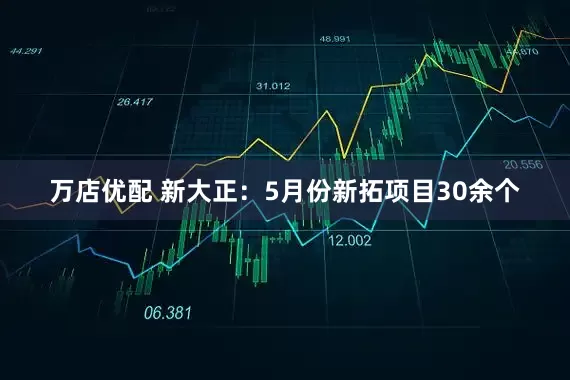 万店优配 新大正：5月份新拓项目30余个